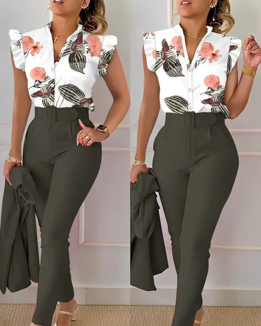 Marika | Set Pantalone + camicia